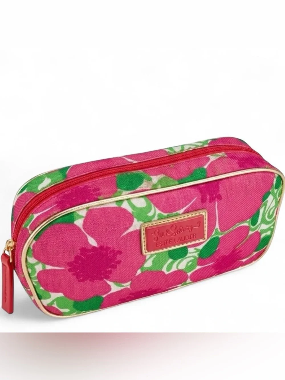 Lily Pulitzer Pink cosmetics bag